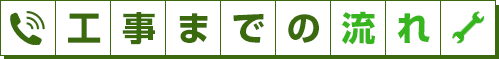 工事までの流れ