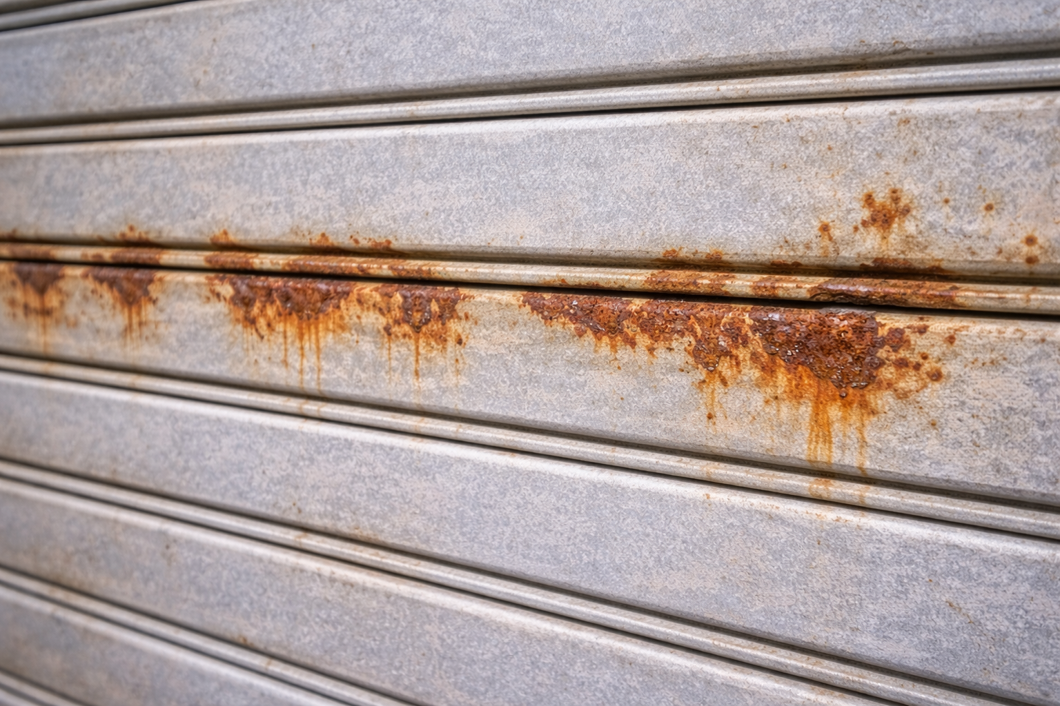 シャッターに腐食を見つけたら？