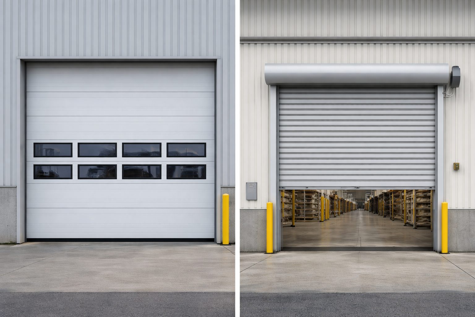 オーバードアとシャッターの違い