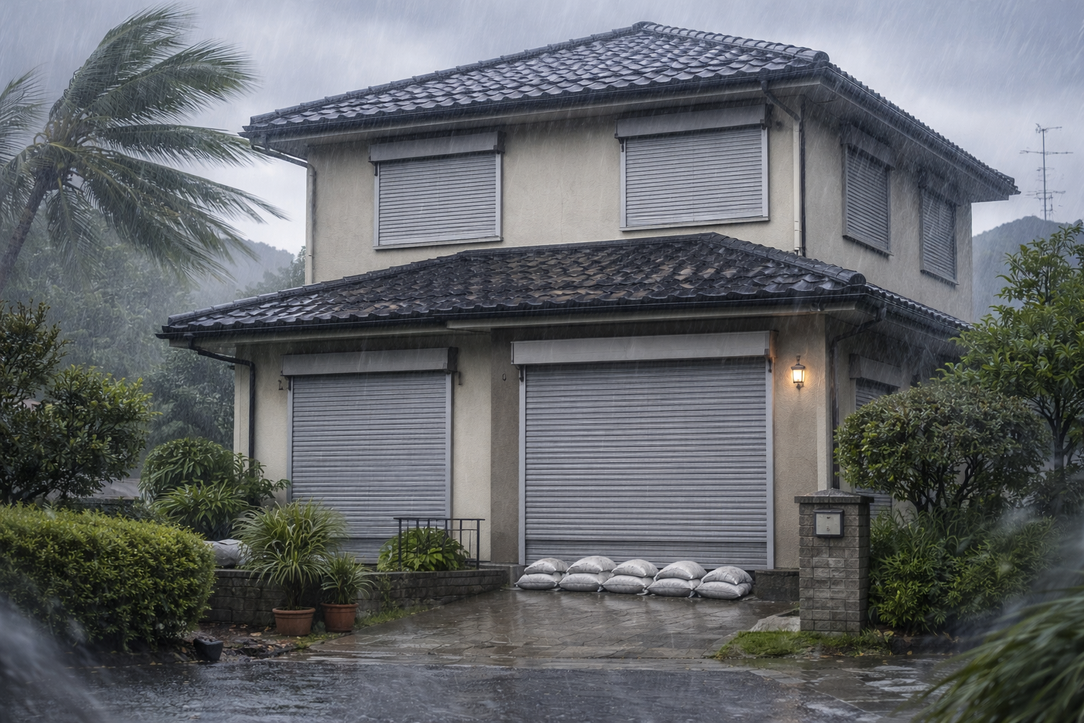 災害時に役立つシャッターの役割
