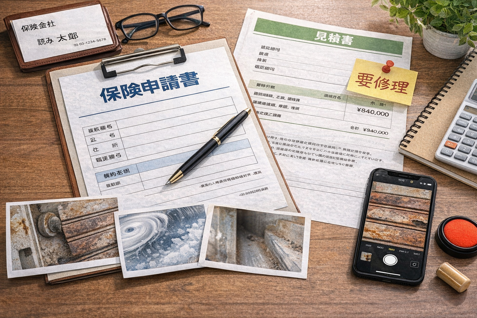 火災保険申請を通すための証拠の残し方と書類準備
