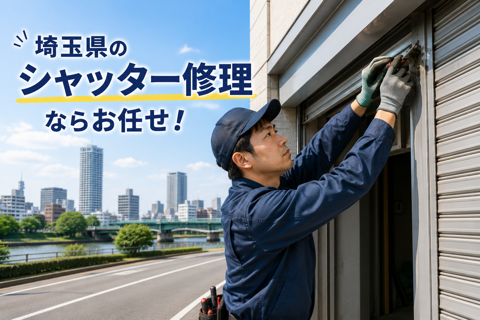 埼玉県のシャッター修理