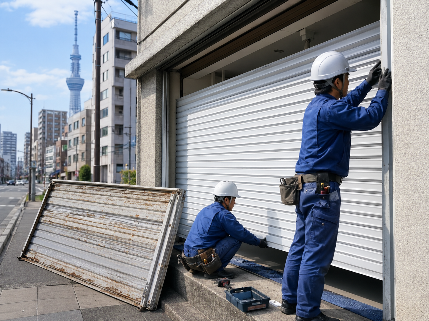 東京都のシャッター交換